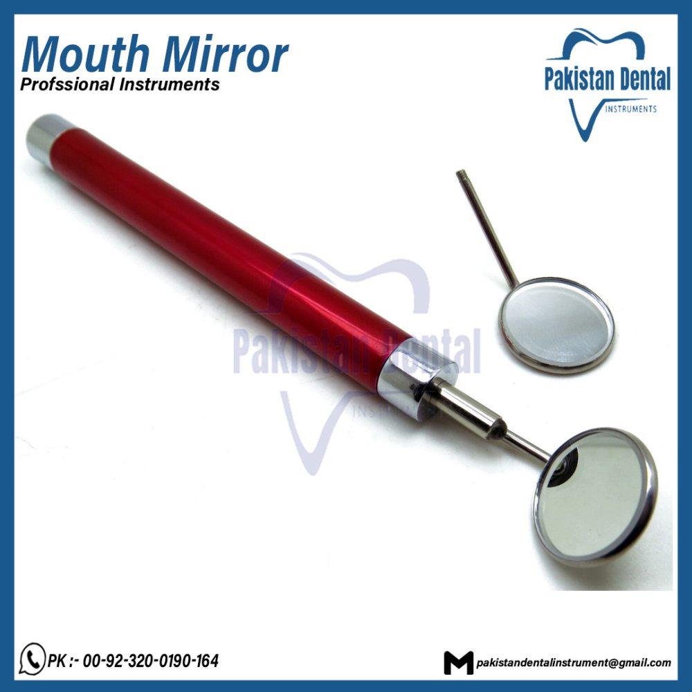 Red Mouth Mirror With Light