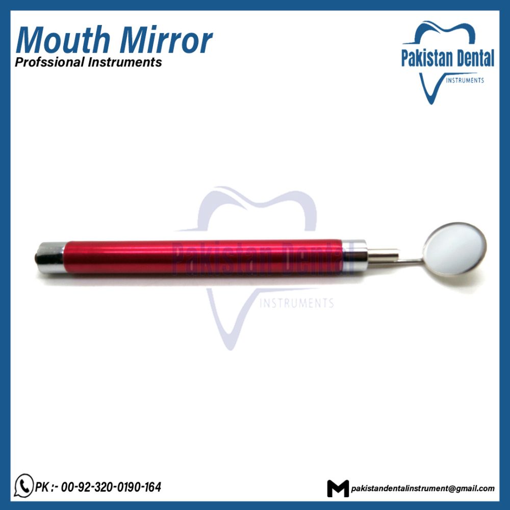 Red Mouth Mirror With Light